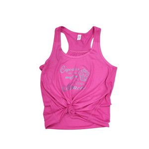 Miracle Muffins Flowy Tank Top in Fuschia