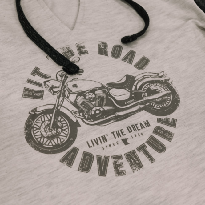 Livin' The Dream MN - Motorcycle Ladies Sweatshirt