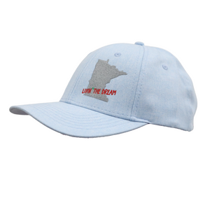 Livin' The Dream MN Baseball Hat - Light Blue