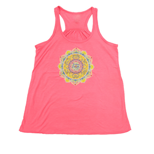 I Am Enough Watermelon Pink Flowy Tank Top