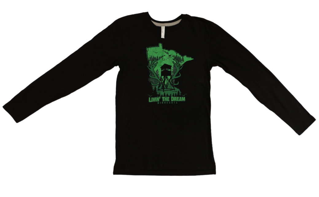 Livin' The Dream MN - Deer Hunting Long Sleeve T-Shirt