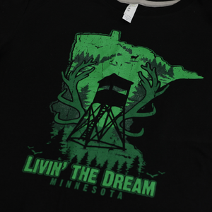 Livin' The Dream MN - Deer Hunting Long Sleeve T-Shirt