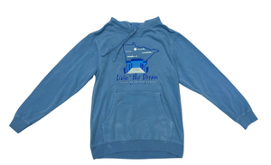 Livin' The Dream MN - Lake Life Light Blue Unisex Hoodie