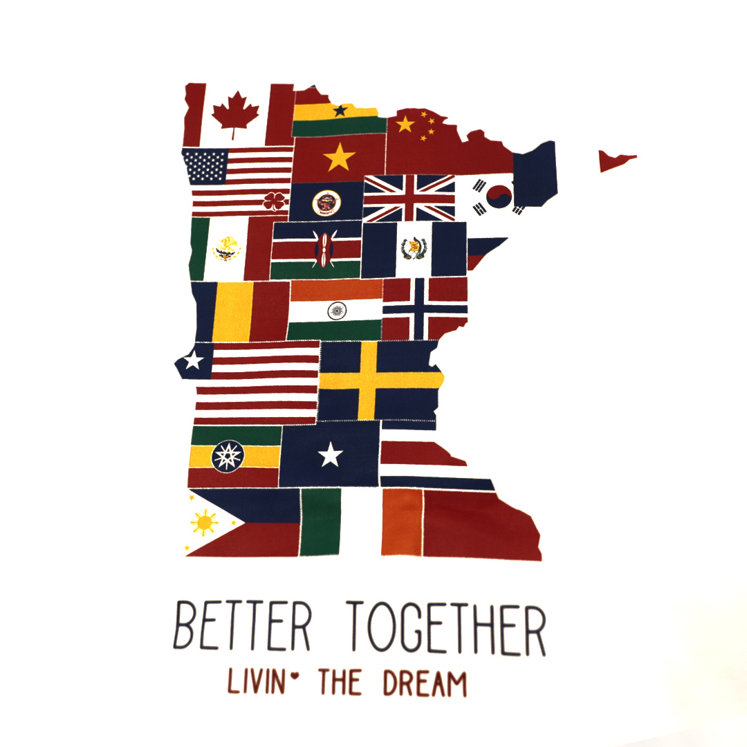 Livin' The Dream MN - Better Together Full Zip Hoodie