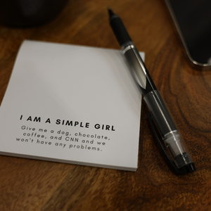 Simple Girl - Sticky Notes