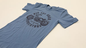 Livin' The Dream MN - Motorcycle - Steel Blue Unisex T-Shirt