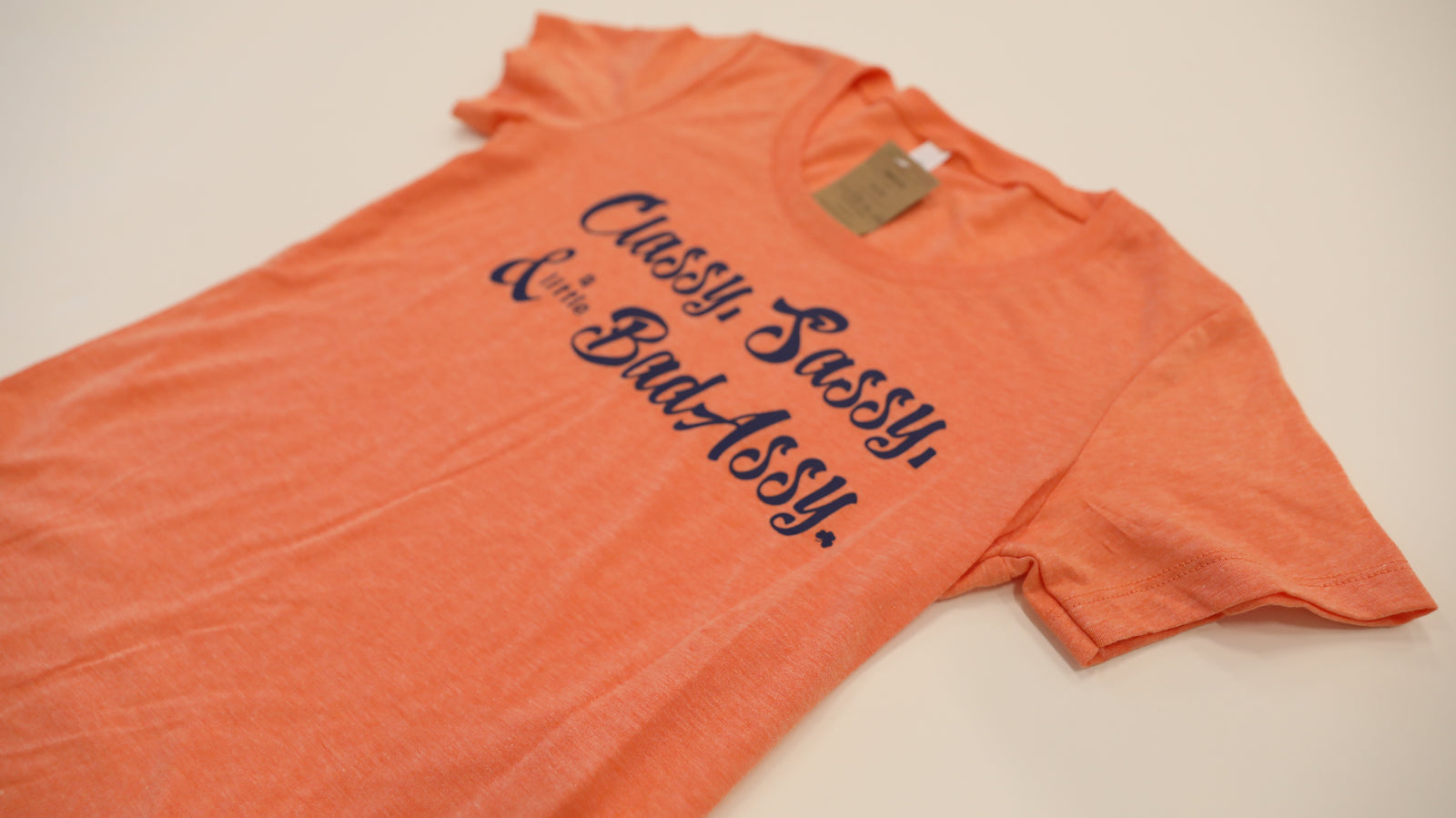 Classy Sassy &... Soft Orange Short Sleeve T-Shirt