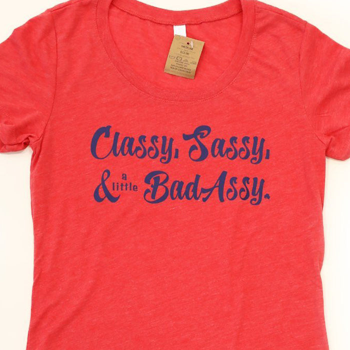 Classy Sassy &... Red Short Sleeve T-Shirt