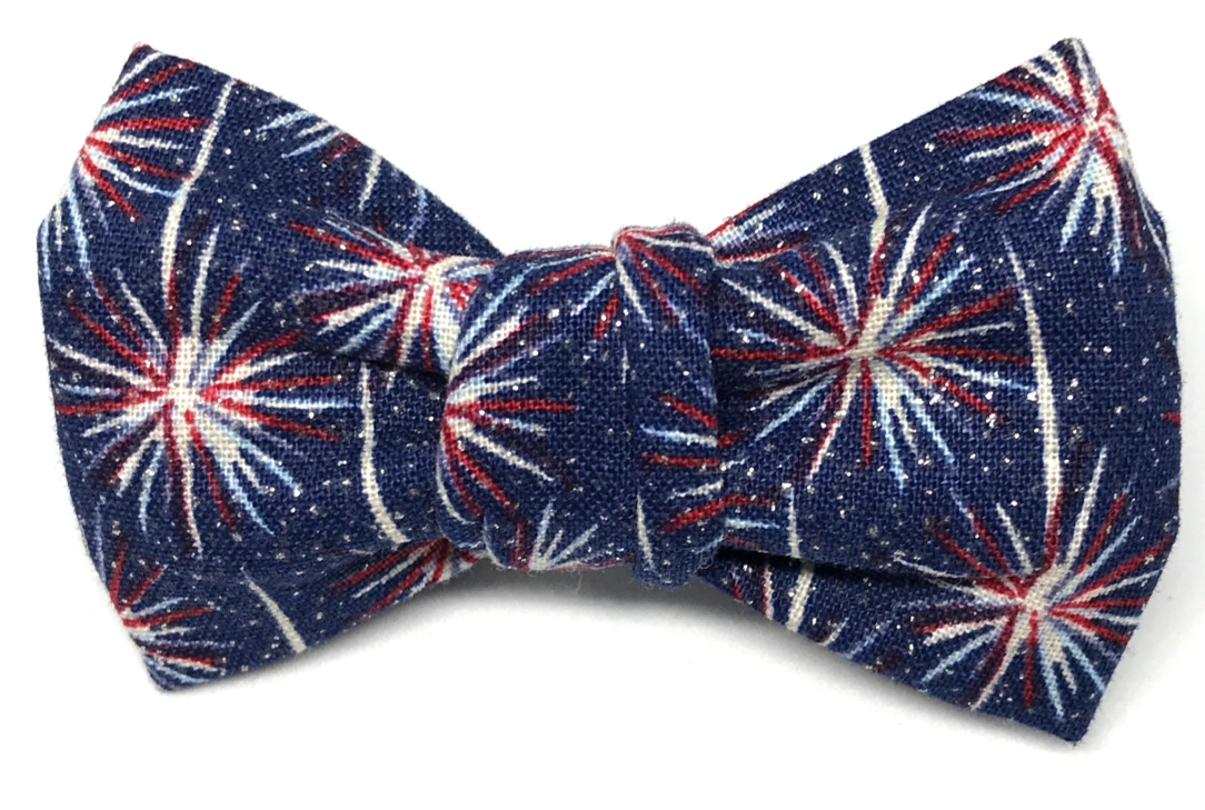 Star Spangled Dog Bow