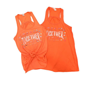 Livin' The Dream MN - Original Better Together Sunset Orange Flowy Tank Top