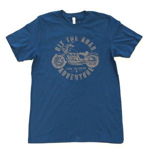 Livin' The Dream MN - Motorcycle - Deep Teal Short Sleeve Unisex T-Shirt