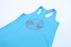 Livin' The Dream MN - Bicycle - Blue Sapphire Traditional Tank Top