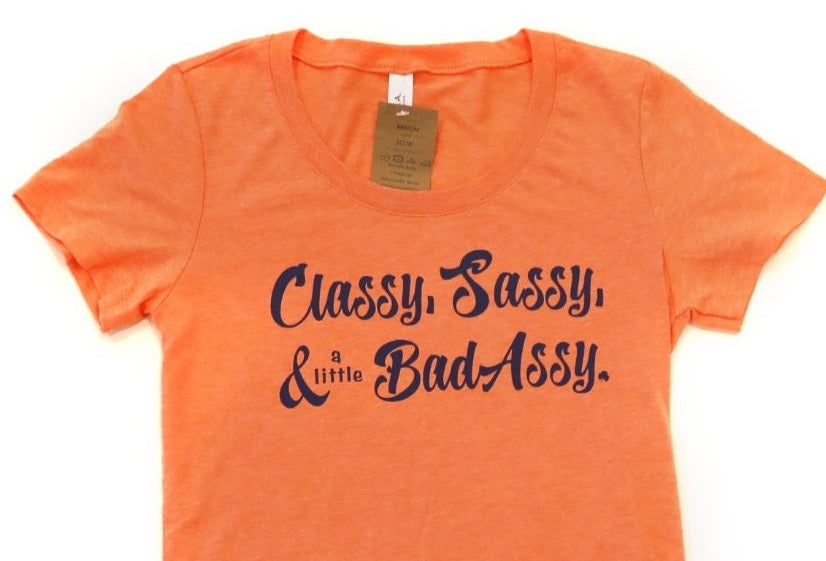 Classy Sassy &... Soft Orange Short Sleeve T-Shirt