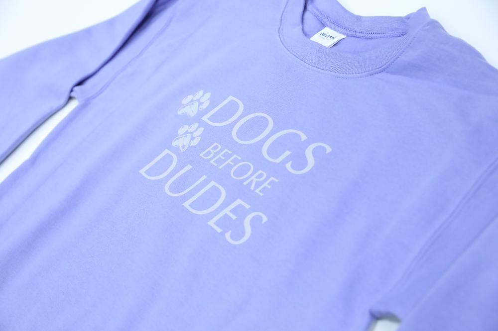 Dogs Before Dudes Crewneck Sweatshirt