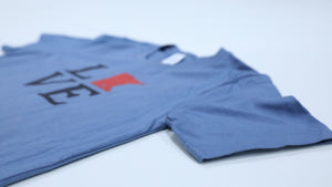 Love MN Steel Blue Short Sleeve T-Shirt