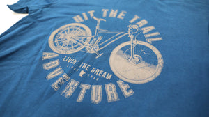 Livin' The Dream MN - Bicycle - Deep Teal Unisex T-Shirt