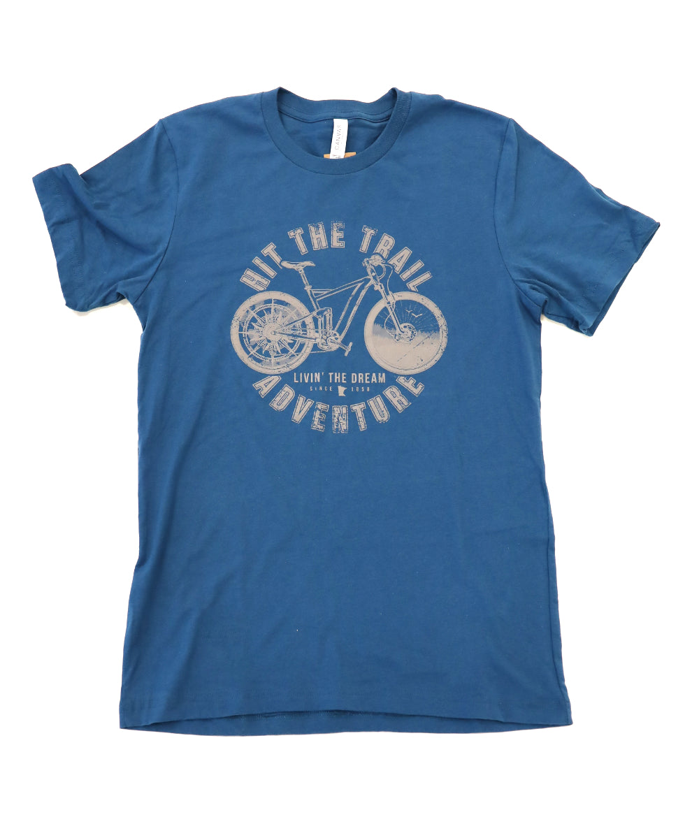 Livin' The Dream MN - Bicycle - Deep Teal Unisex T-Shirt