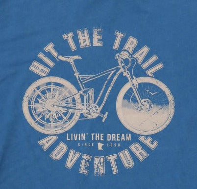 Livin' The Dream MN - Bicycle - Deep Teal Unisex T-Shirt