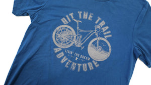 Livin' The Dream MN - Bicycle - Deep Teal Unisex T-Shirt