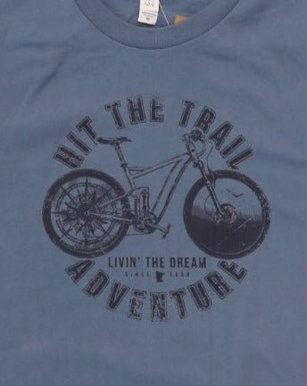 Livin' The Dream MN - Bicycle - Steel Blue Unisex T-Shirt