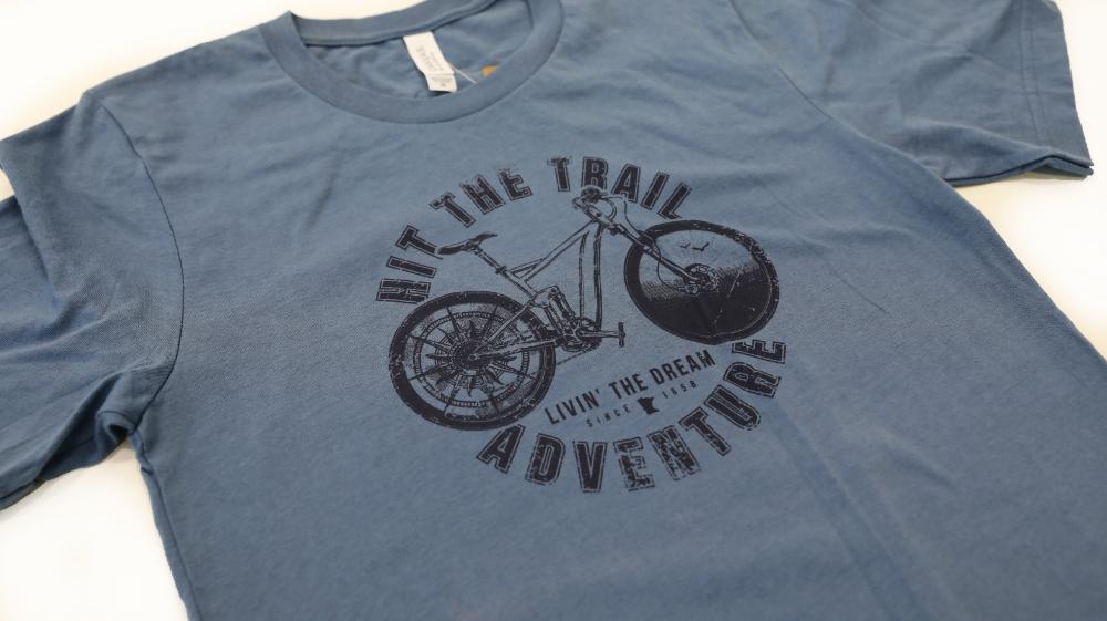 Livin' The Dream MN - Bicycle - Steel Blue Unisex T-Shirt