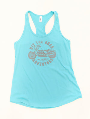 Livin' The Dream MN - Motorcycle Traditional Tank Top in Turqoise