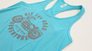 Livin' The Dream MN - Motorcycle Traditional Tank Top in Turqoise